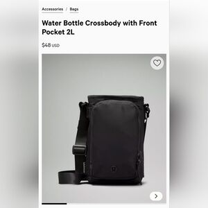Lululemon Water Bottle Sling Crossbody with Front Pocket 2L